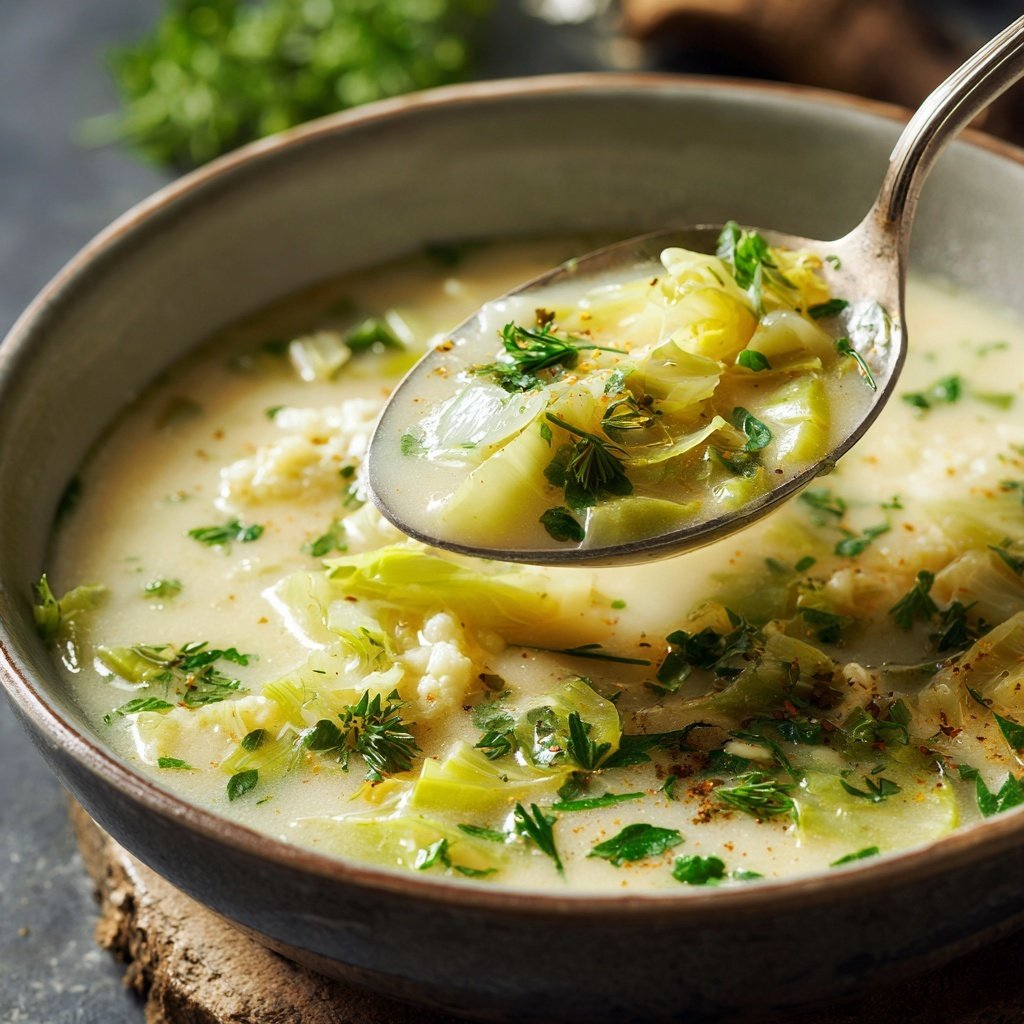 Blumenkohlsuppe mit Lauch