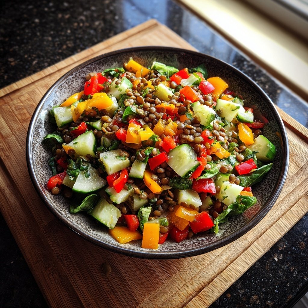 Salat Zum Grillen Mit Linsen