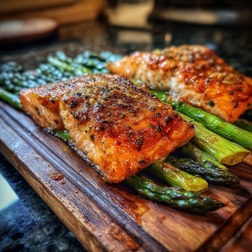 Grüner Spargel Mit Lachs