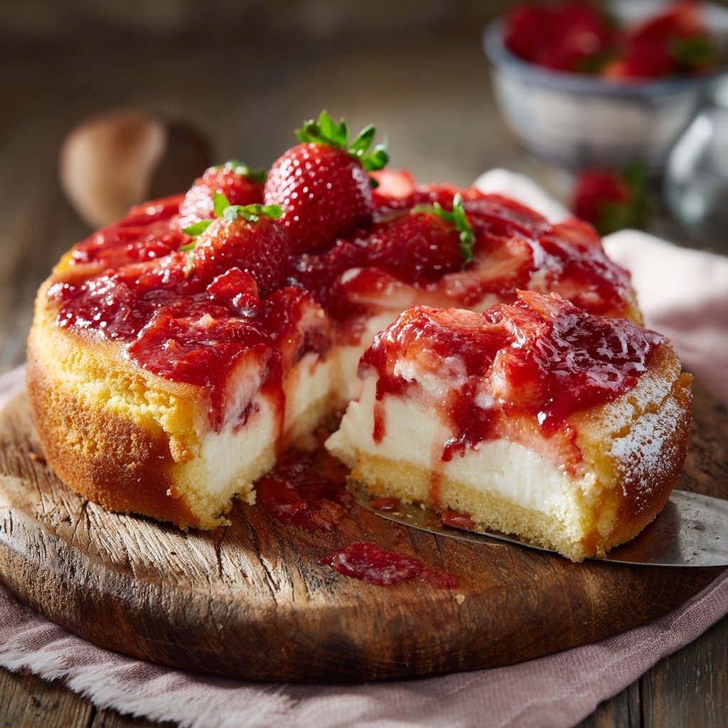 Erdbeer Schmand Kuchen Klassisch