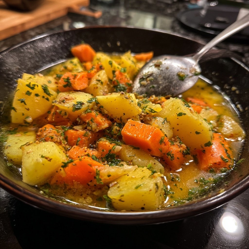 Mittagessen aus dem Topf