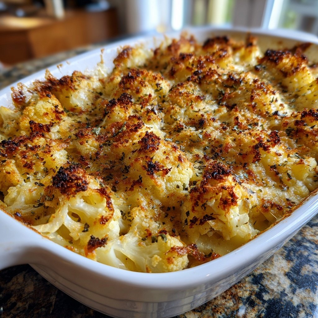 Blumenkohl Gratin Mit Semmelbröseln