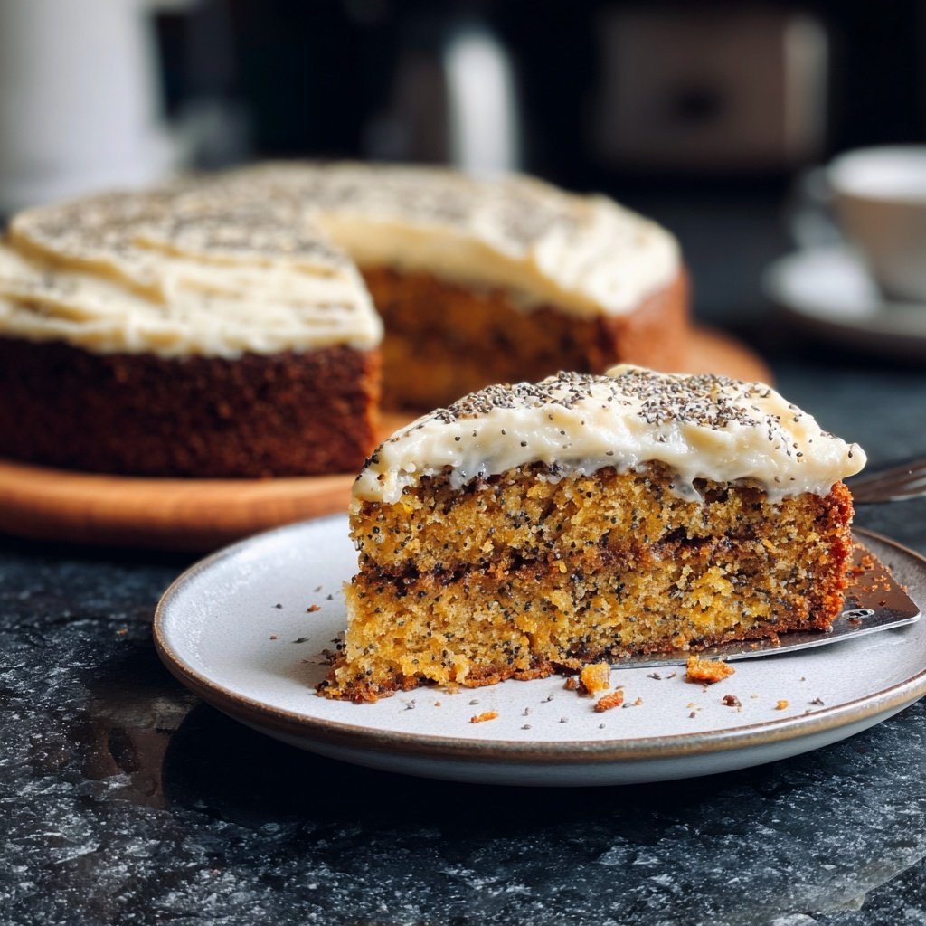 Karottenkuchen Mit Mohn