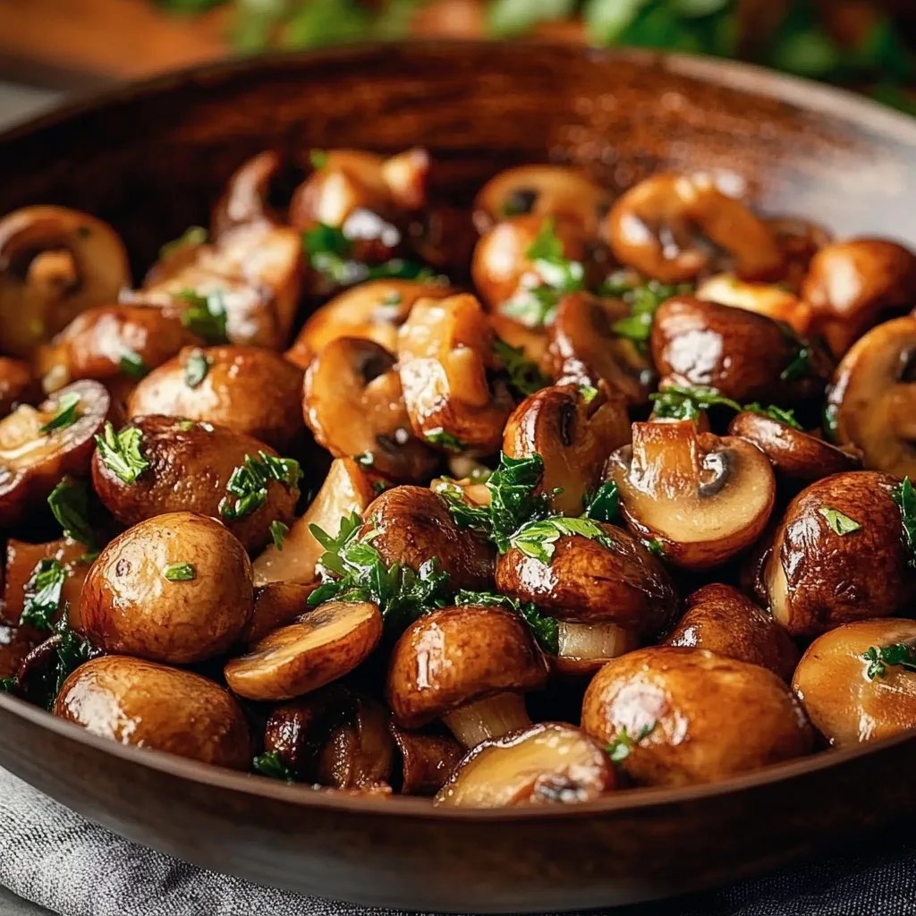 Champignon-Pfanne wie vom Weihnachtsmarkt