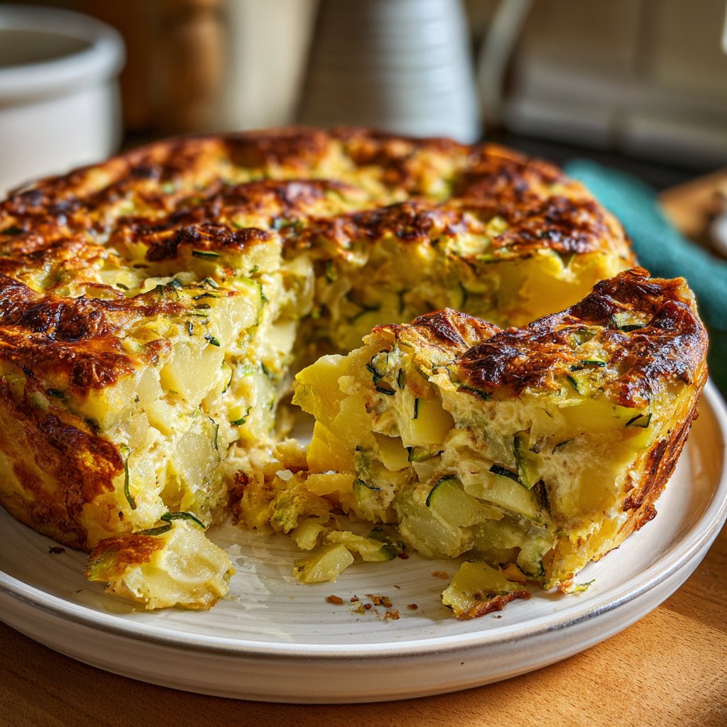 Kartoffelauflauf mit Zucchini