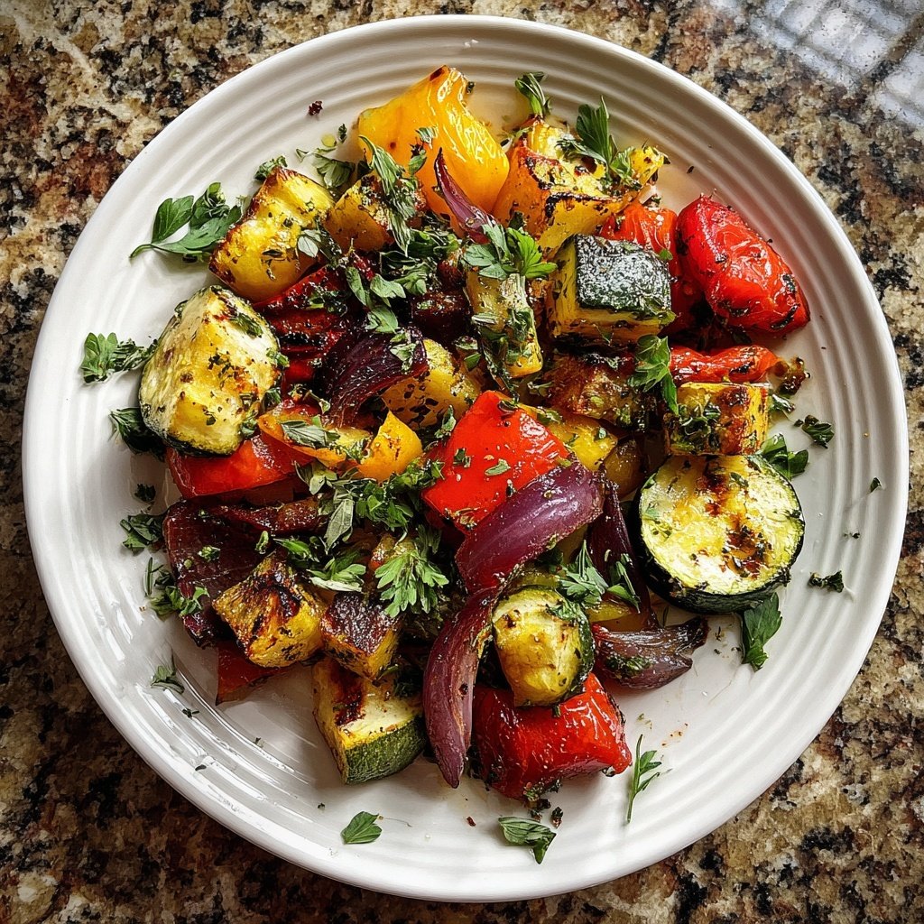 Grillgemüse Mit Kräuter Marinade