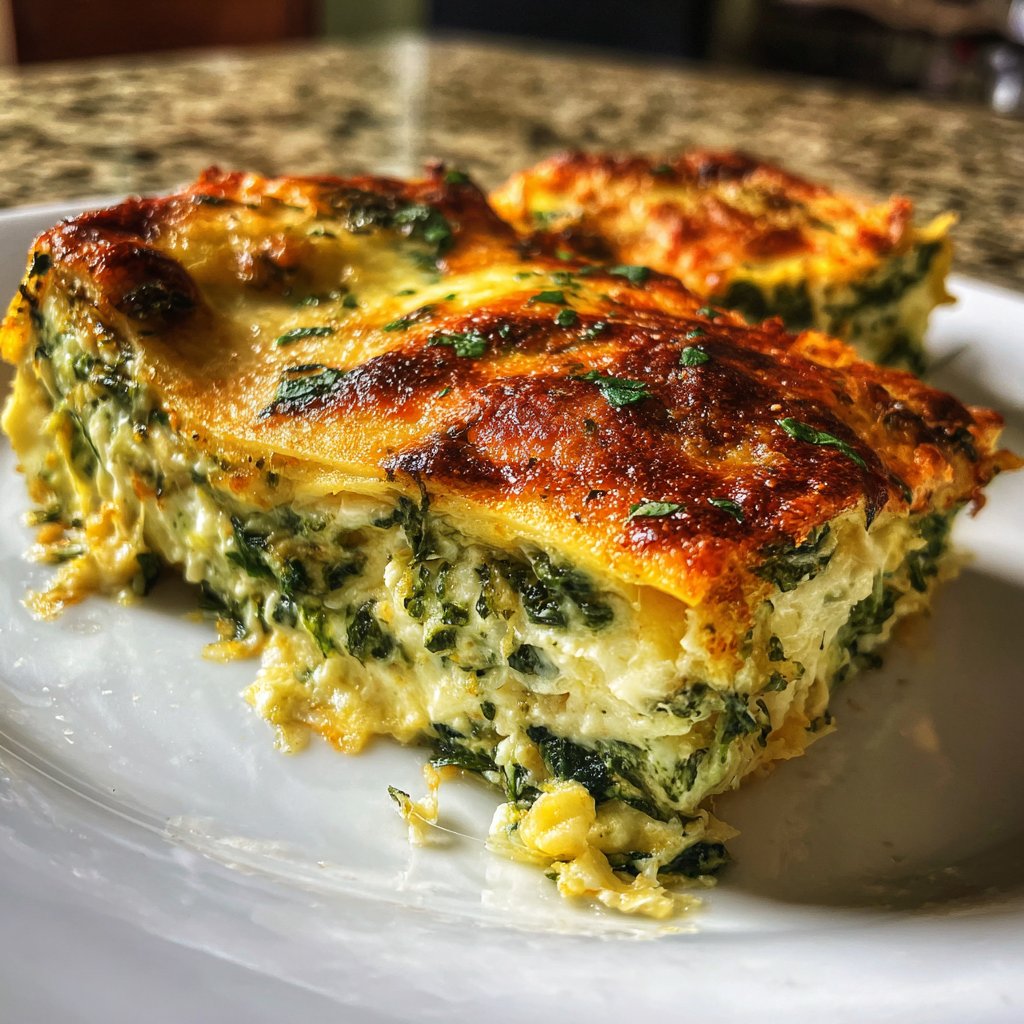Vegetarische Lasagne mit Gemüse