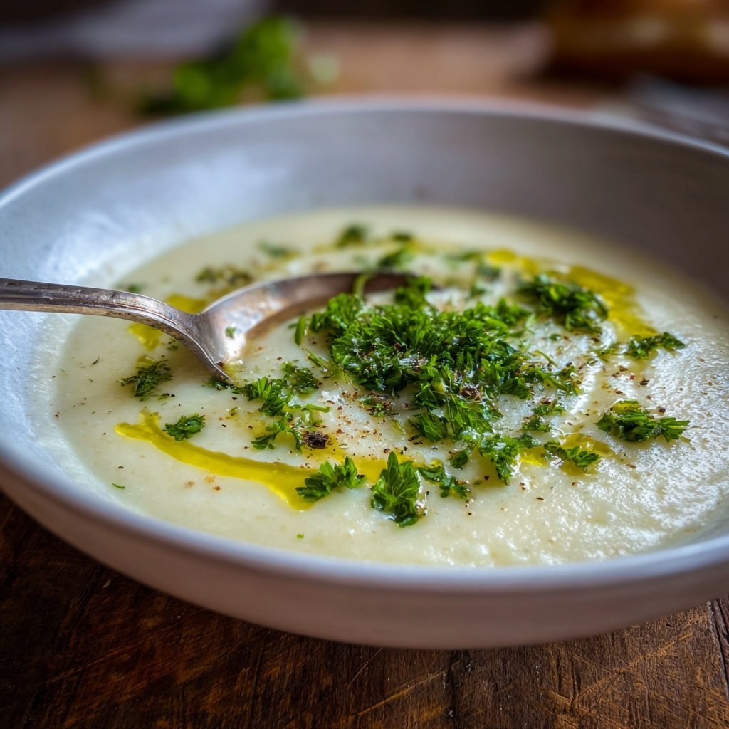 Blumenkohl Suppe Mit Sellerie