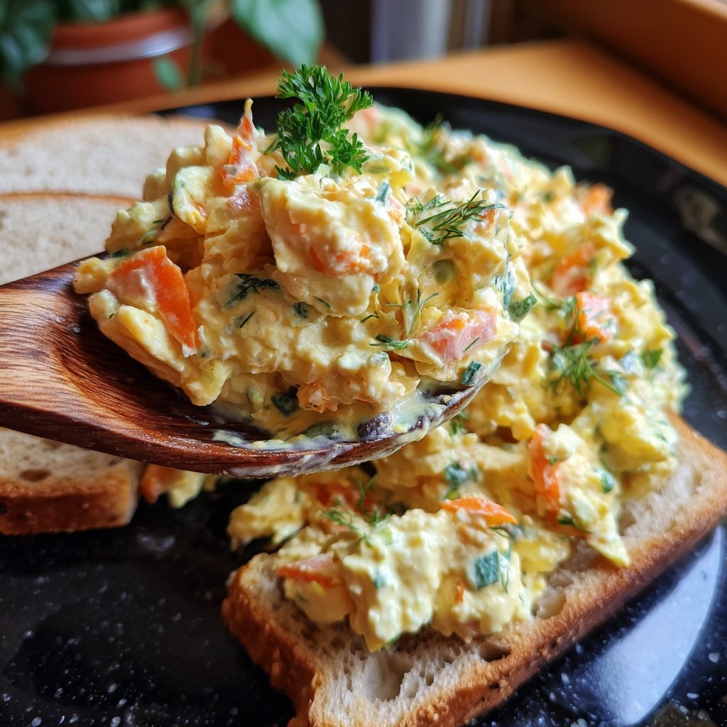 Schnell & Einfach 10-Minuten-Eiersalat mit Joghurt